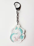 White Asian Dragon Charm