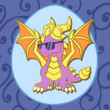 Purple Game Dragons Pins