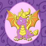 Purple Game Dragons Pins