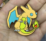 Powke Mons Red and Blue Dragon Pins - Generation I
