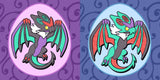 Powke Mons X and Y Dragon Pins - Generation VI