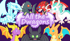 Skyrim Dragon Charms – All the Dwagons