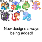 Dragon Stickers Deal 3 for 10 Dollars