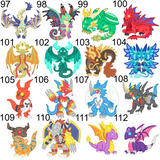 Dragon Stickers Deal 3 for 10 Dollars