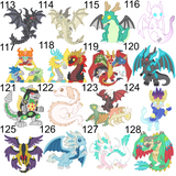 Dragon Stickers Deal 3 for 10 Dollars