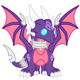 Purple Game Dragons Stickers