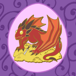 PREORDER Smaug Enamel Pin