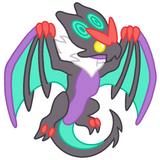 Powke Mons X and Y Dragon Stickers - Generation VI