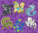 Monster Hunter 3 Ultimate Pins