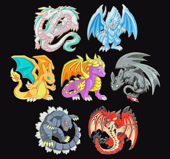 Large Dwagon Pins