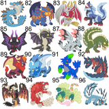 Dragon Stickers Deal 3 for 10 Dollars
