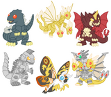 Godzilla Charms
