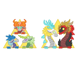 Legend of Zelda Dragon Stickers