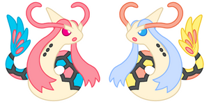 Powke Mons Ruby and Sapphire Charms - Generation III