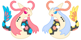 Powke Mons Ruby and Sapphire Charms - Generation III