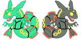 Powke Mons Ruby and Sapphire Charms - Generation III