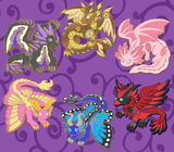 PREORDER Original Dwagon Pins Set 4