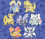 PREORDER Powke Mons Glitter Pins