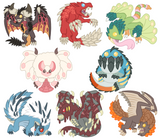 Monster Hunter World Stickers