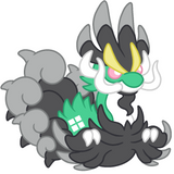 Powke Mons Sun and Moon Dragon Stickers - Generation VII