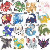 Dragon Stickers Deal 3 for 10 Dollars