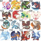 Dragon Stickers Deal 3 for 10 Dollars