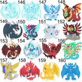 Dragon Stickers Deal 3 for 10 Dollars