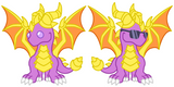 Purple Game Dragons Charms