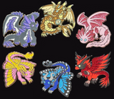 Original Dwagon Pins Set 4