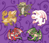 Monster Hunter Pins - Generation 1