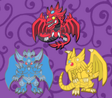 Yugioh Egyptian Gods Pins