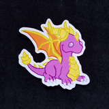 Purple Game Dragons Stickers